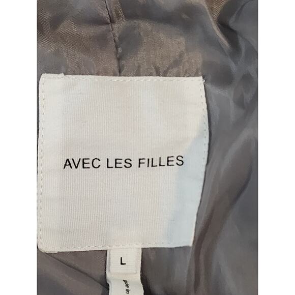 avec les filles womens anthropologie mixed tweed jacket size large lined - Picture 5 of 16